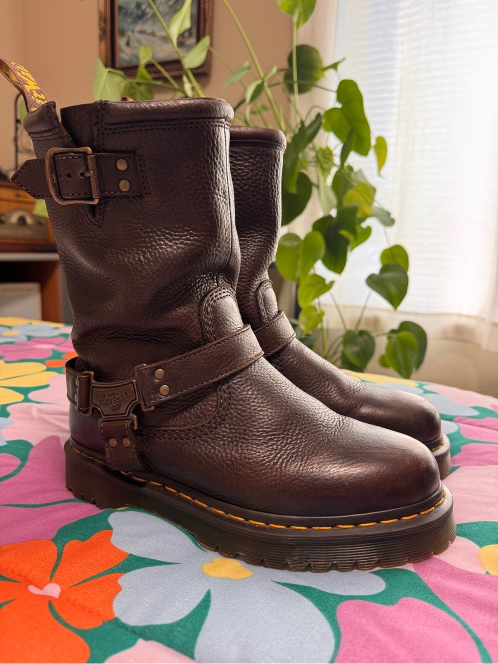 Dr. Martens Anistone Hi Boots (Dyed Vintage Brown)